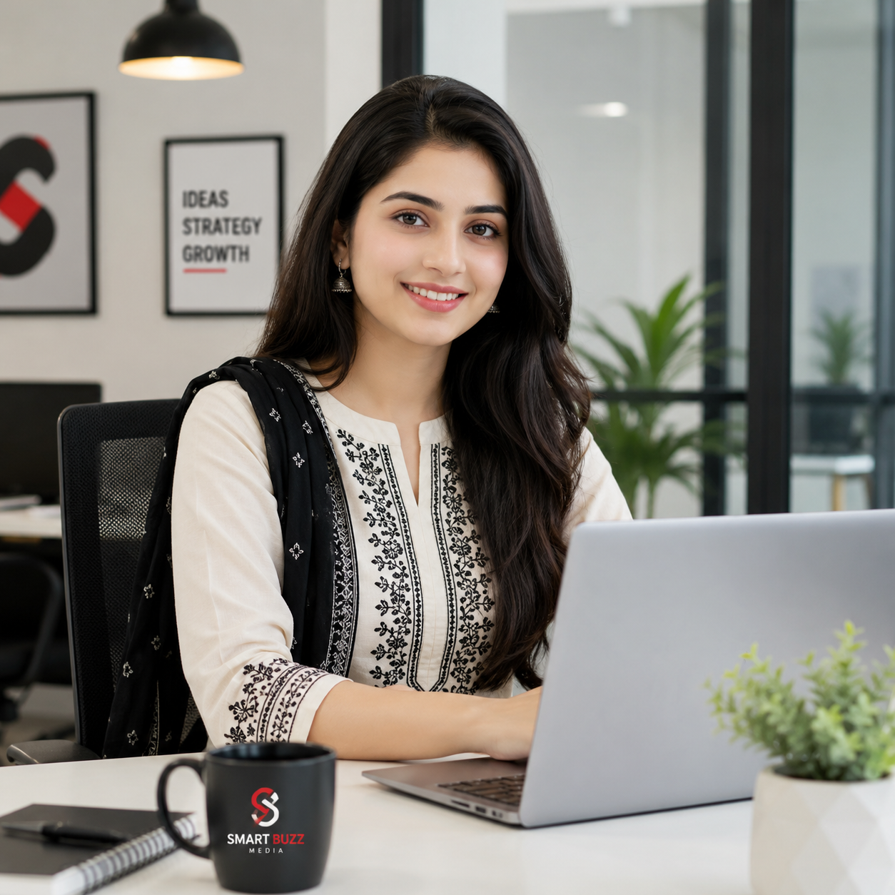 shrishti jha Designer of smart buzz
